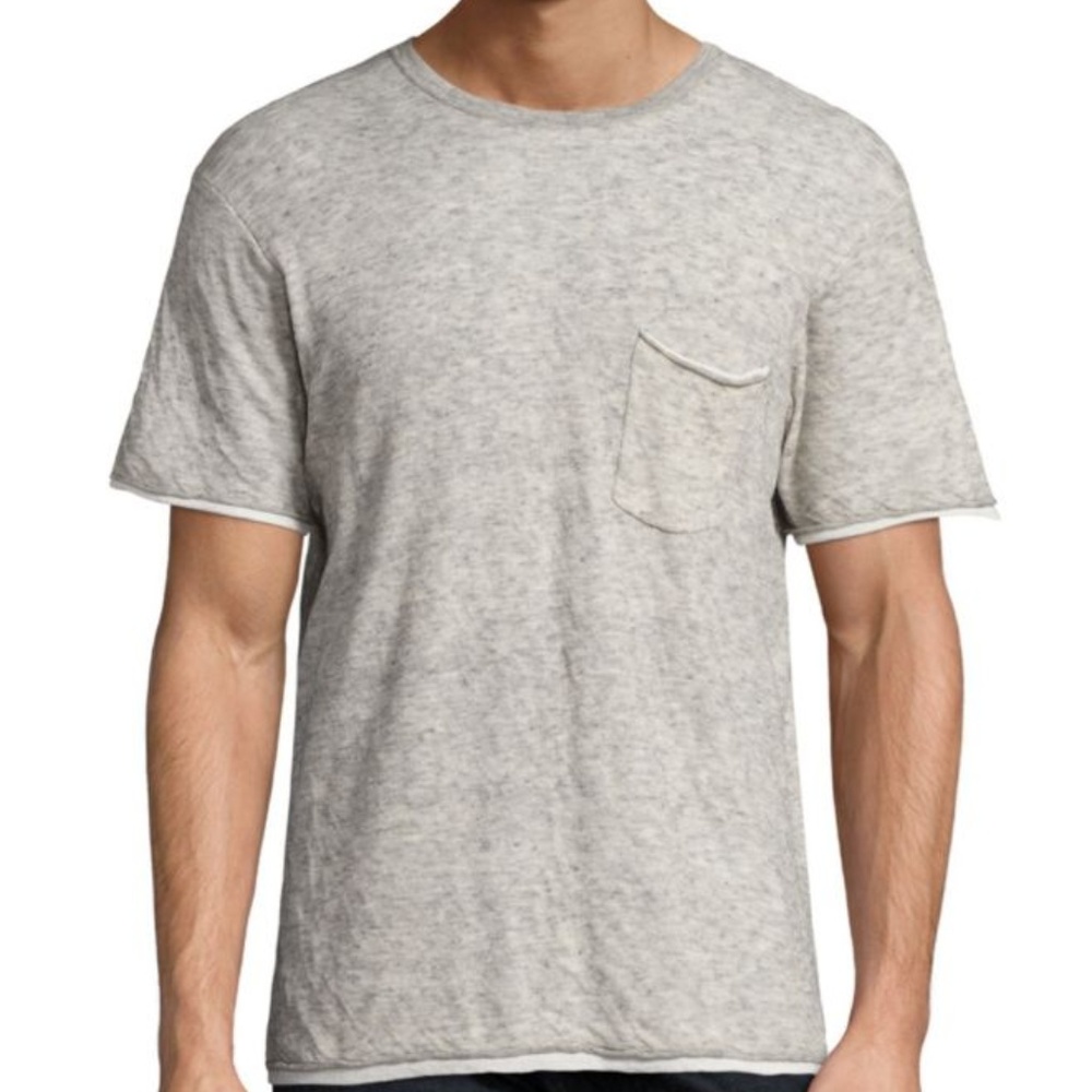 Rag & Bone Men's Tripp Double Layer T- Shirt XXL